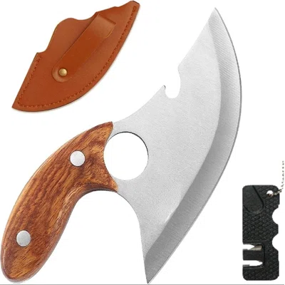 Scabbard Boning Knife Small Meat Knife Full Tang Butcher Knife Portable Camping Knife With Bottle Opener And Pencil Sharpener Small Portable Knife Min