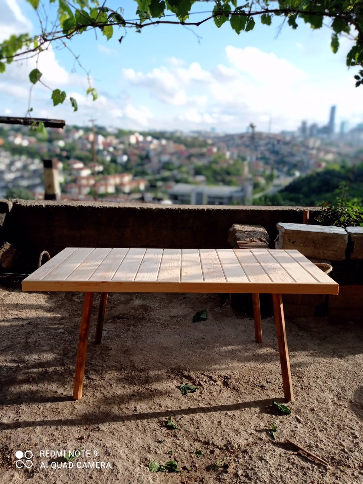 24x48Inch Wooden Picnic Table, Boho Coffe Chabudai Wood Gift, Car Partable Gift