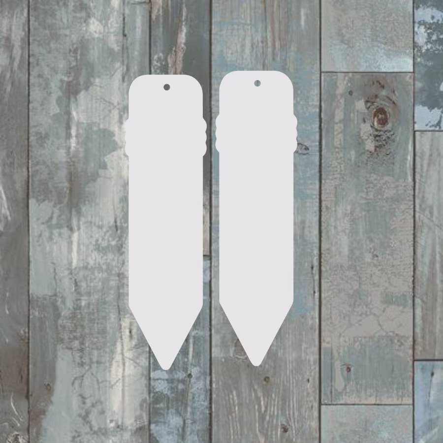 Pencil Earrings Sublimation Blanks Mdf Hardboard