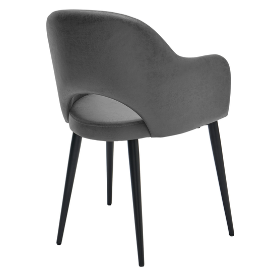 accent Chair with iron metal legs