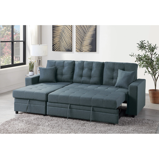 2 Peice Polyfiber Sectional Sofa