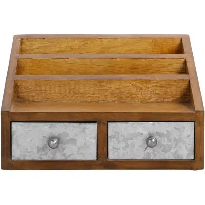 Aariyonna 2-Drawer Desktop Office Supplies Organizer
