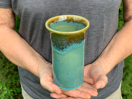 Handleless Cup, Sofa Mug, Couch Green Great For Chair & Cup Holders, Gift Coffee Lover, Tea Lover # 2166