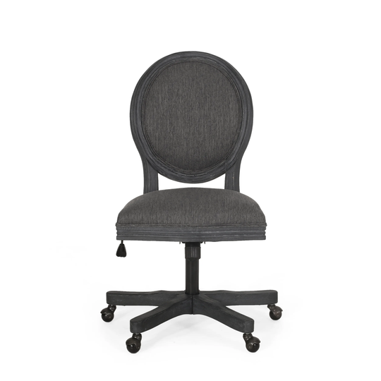 Pishkin Upholstered Swivel Office Chair by Christopher Knight Home