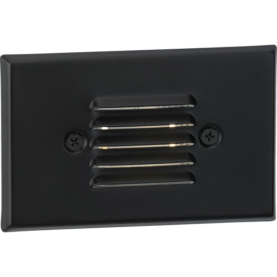 LED Indoor Outdoor Black Integrated LED Wall or Step Light - 3.125 in x 1.875 in x 4.875 in