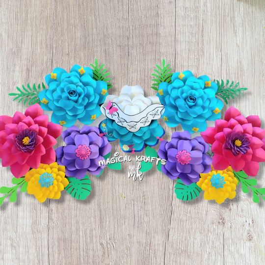 Mirabel Flowers 9 Pc Set