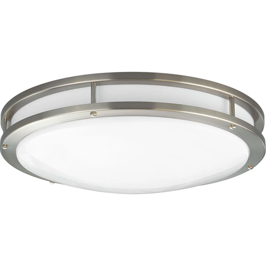 LED CTC COMM White Acrylic 1-light LED Close-to-ceiling Fixture with DC Module