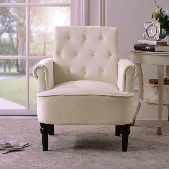 AOOLIVE Elegant Button Tufted Accent Chair,Living Room chair