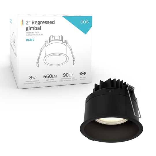 Dals Lighting 2 Inch Regressed Led Gimbal Downlight