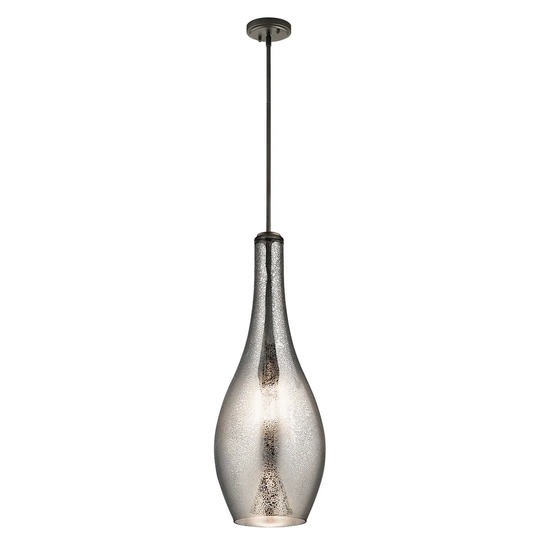 Kichler Lighting Everly Collection 1-light Olde Bronze Pendant 11 inch Diameter
