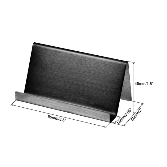 2pcs 3.5x2x1.8 Inch Business Card Holder Name Cards Display Stand