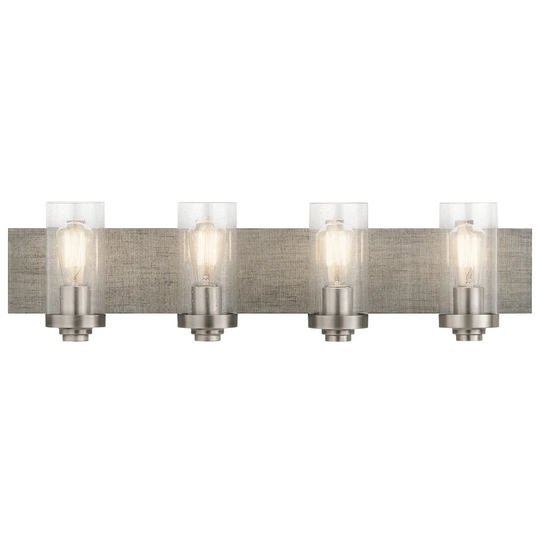 Kichler Lighting Dalwood Collection 4-light Pewter Bath/Vanity Light