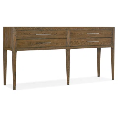 Chapman 72.25" Wide 4 Drawer Oak Sideboard