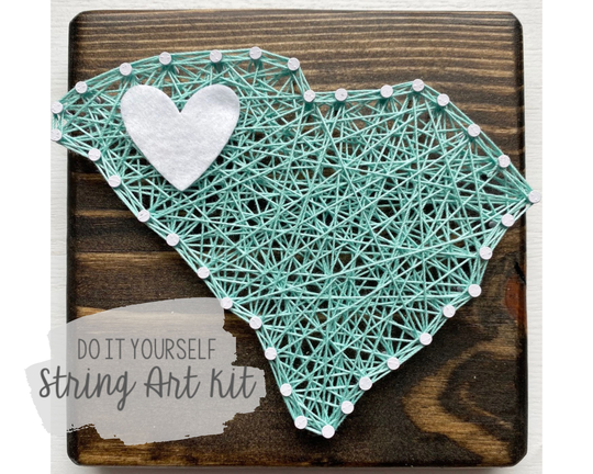 Diy South Carolina String Art Kit
