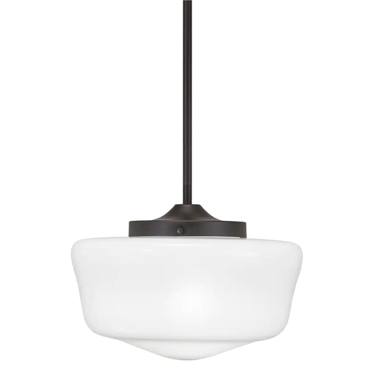 Transitional 1-light Bronze Mini Pendant