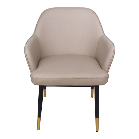 Aurelle Home Modern Faux Leather Upholstered Accent Chair