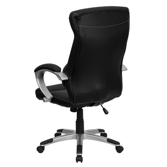 High Back LeatherSoft Executive Swivel Office Chair with Curved Headrest