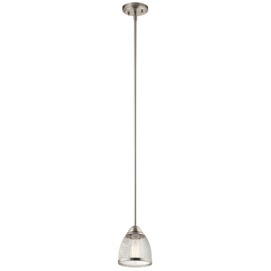 Kichler Lighting Voclain 1-Light Mini Pendant Brushed Nickel
