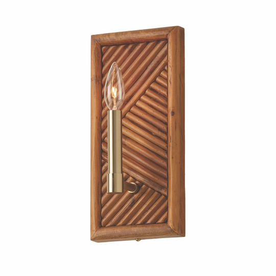 Soleil 1-light Matte Brass Wall Sconce - Matte Brass