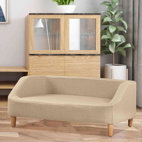 37" Pet Sofa, Dog Sofa, Pet Bed, Dog Bed, Cat Bed with movable cushion
