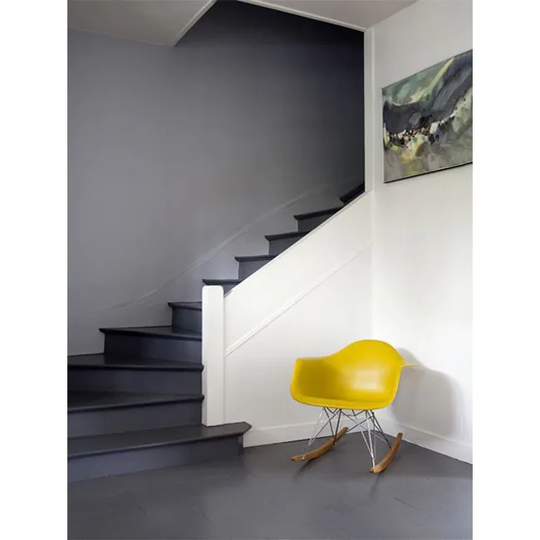 Yellow Vintage Natural Wood Metal Wire Plastic Rocker Chair Rocking For Bedroom Living Room With Arms Back