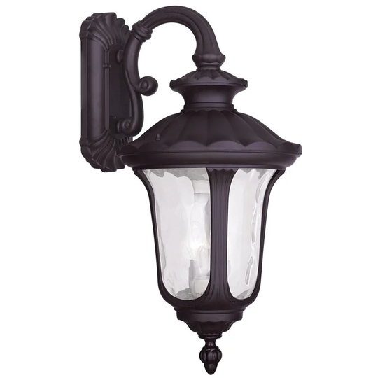 Giuseppe Lighting Three Light Outdoor Wall Lantern Oxford Bronze - Exact Size