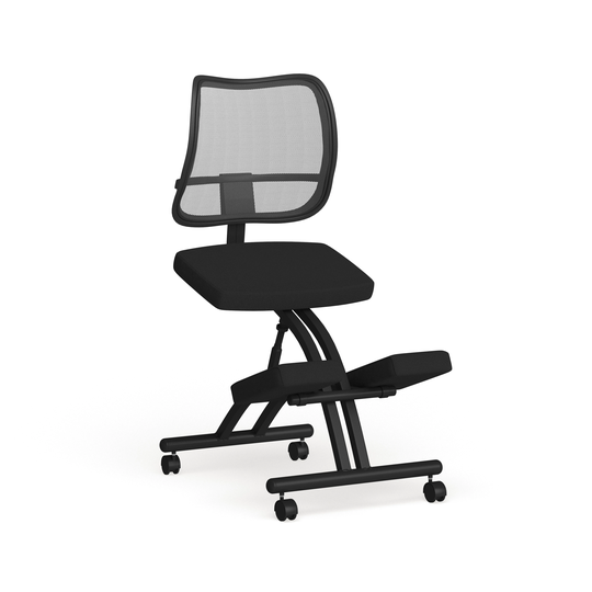 Mobile Ergonomic Kneeling Office Chair with Mesh Back