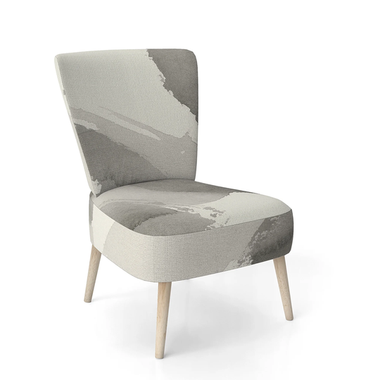 Designart 'Minimal Geometric Gesture IV' Upholstered Transitional Accent Chair
