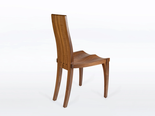 Dining Chair in Solid Walnut Wood - Gazelle
