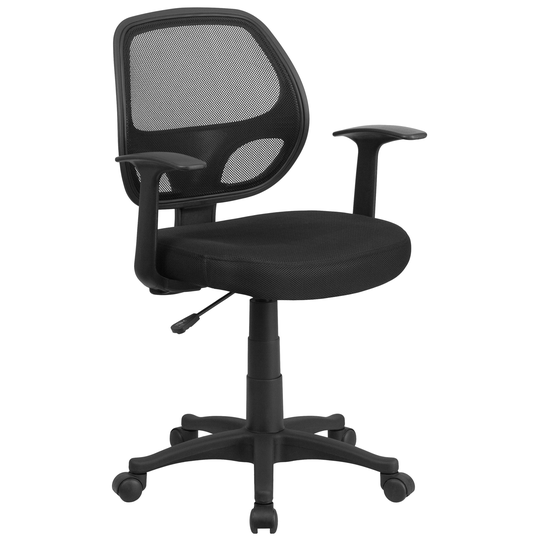 Harle Black Mesh Swivel Adjustable Office Chair