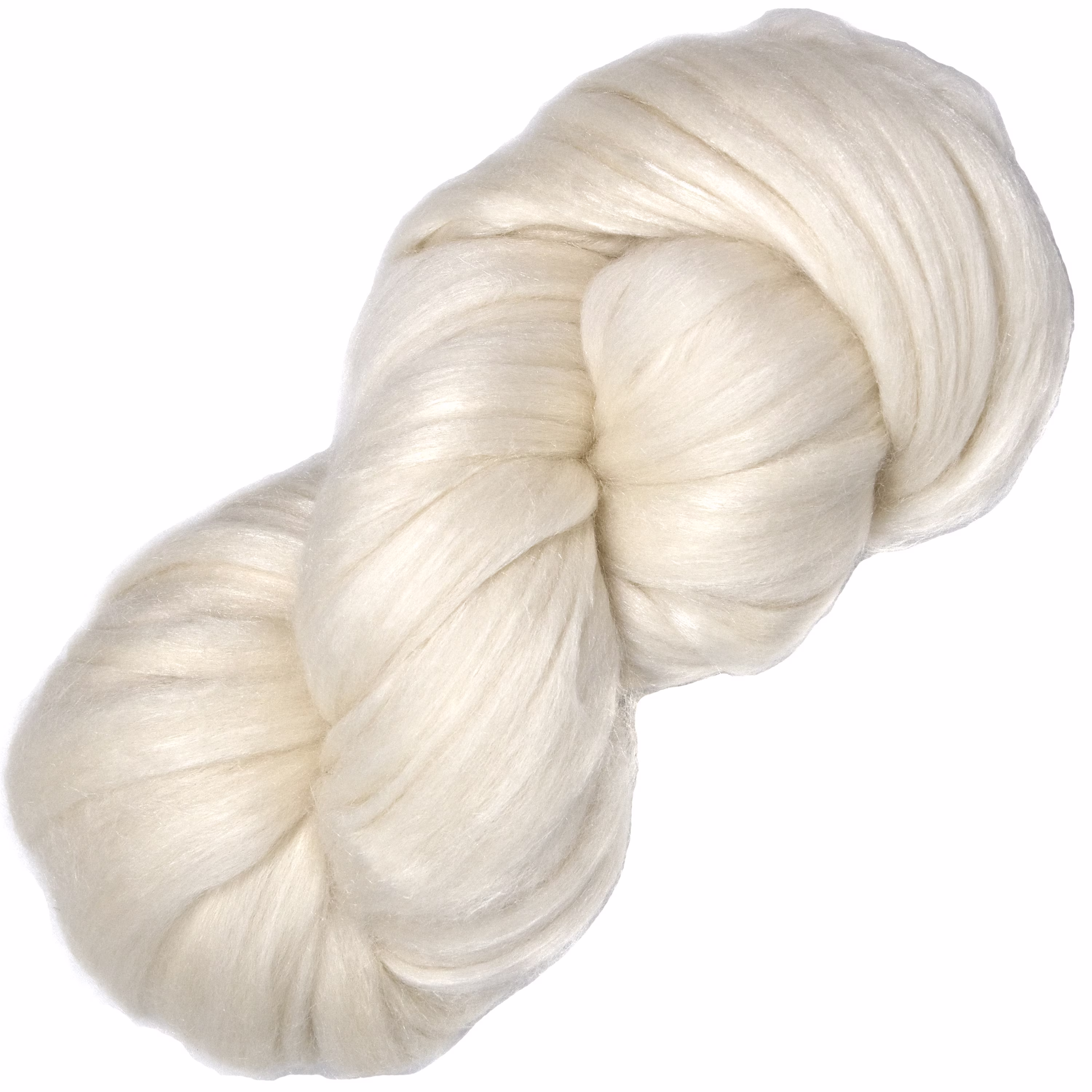Merino Silk Pencil Roving - Pre-Drafted Easy Spinning, Textured Weaving, Wall Hangings & Felt Painting. Soft & Wool, Lotus