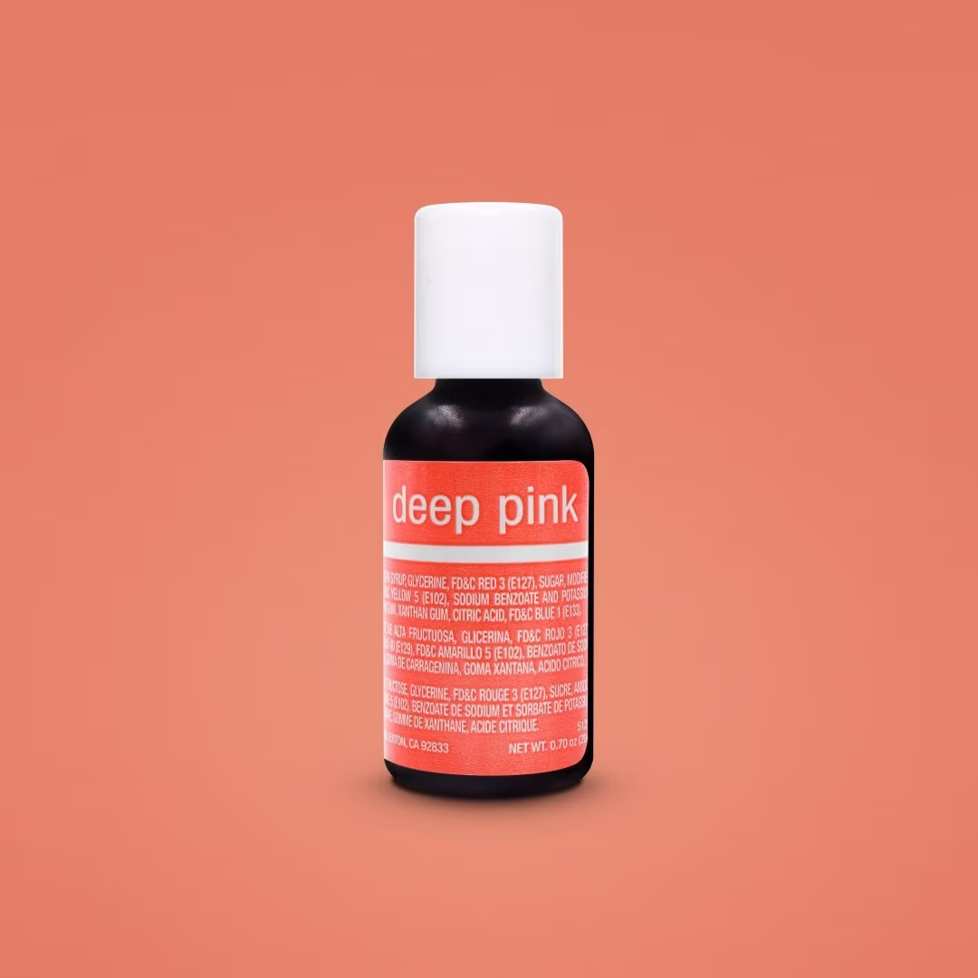 Fast Shipping Deep Pink Chefmaster Gel Food Coloring 20Ml, Color
