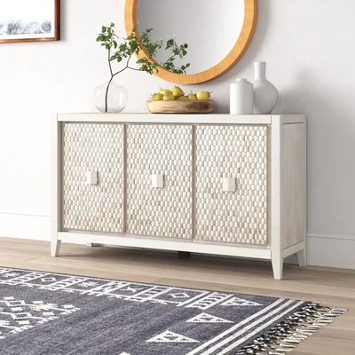 Angelia 60" Wide Teak Wood Sideboard
