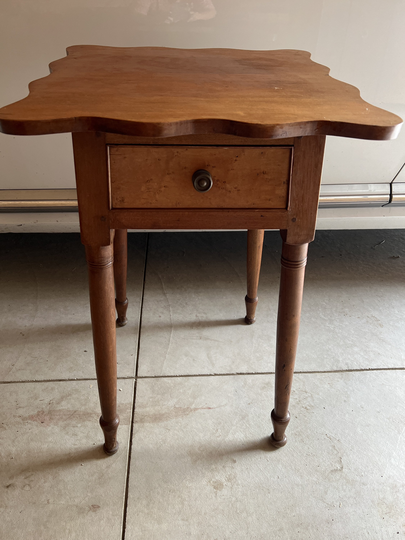 Antique Sculpted Top Table