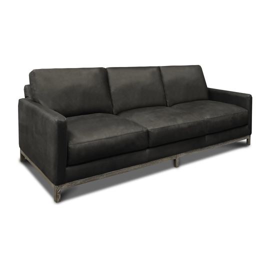 Monterrey Top Grain Leather Modern Americana Sofa