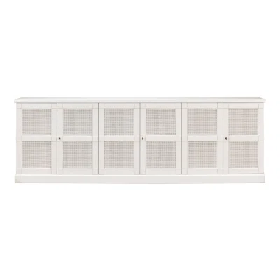 112" Wide Pine Solid Wood Sideboard