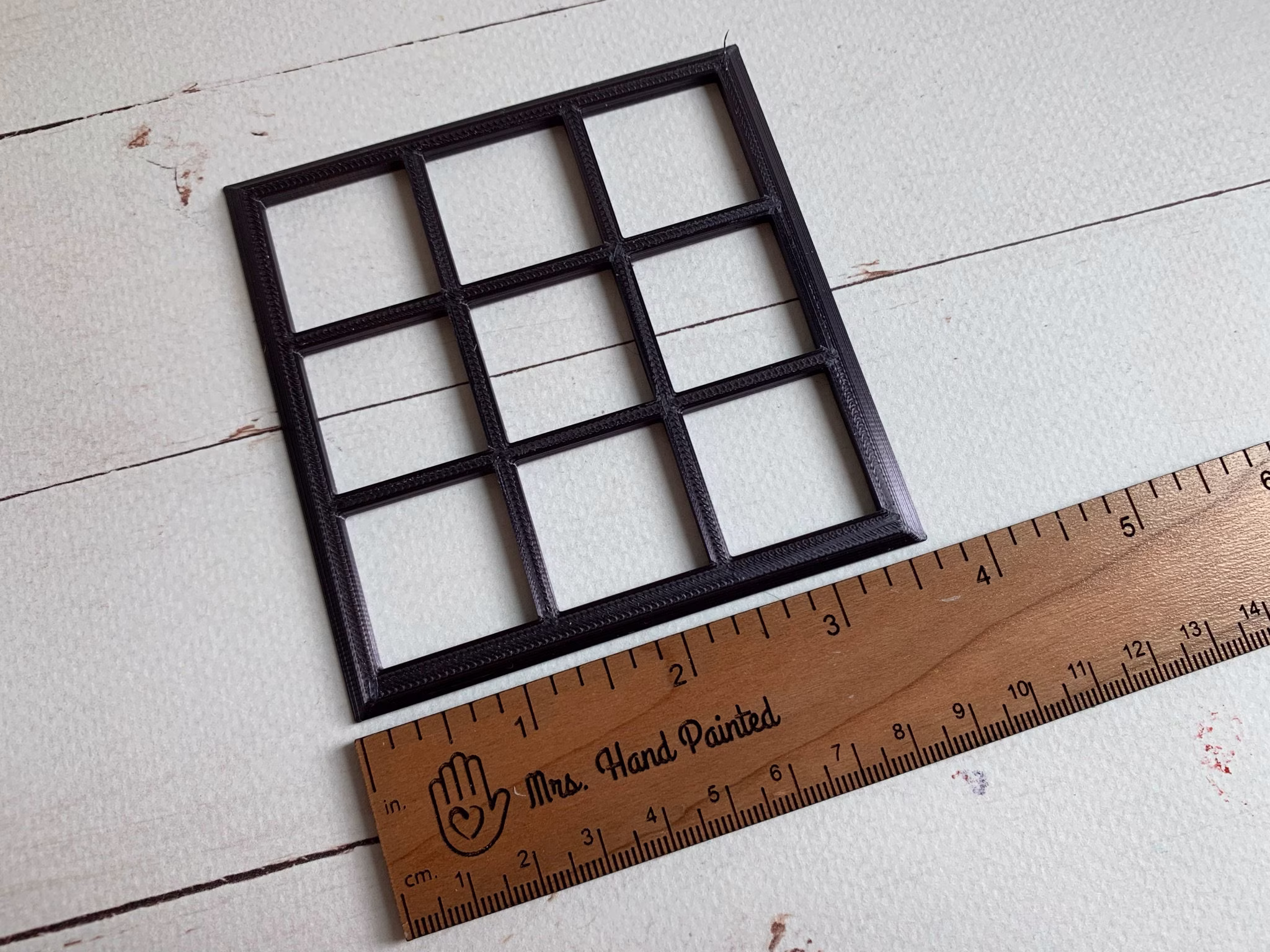 Square Color Mixing Chart Tracing/Drawing Template - Pla Bioplastic 3D Printed, & Painting Tools, Stencils Templates