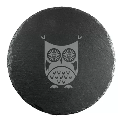 Veras Hoot Owl Round Cheese Board