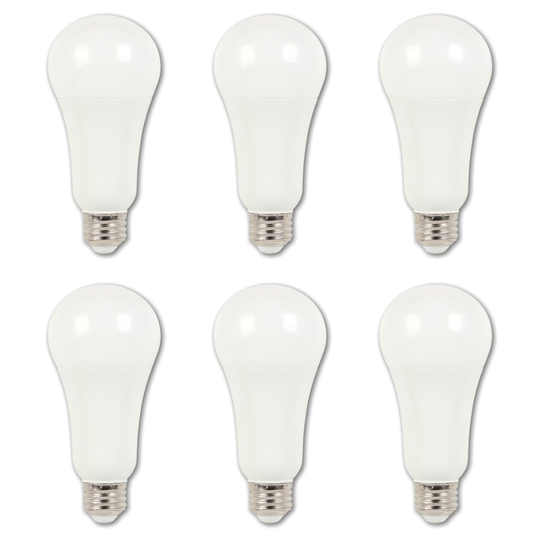 Westinghouse 125-Watt Equivalent Daylight Omni A21 LED Light Bulb with Medium Base - 6-Pack