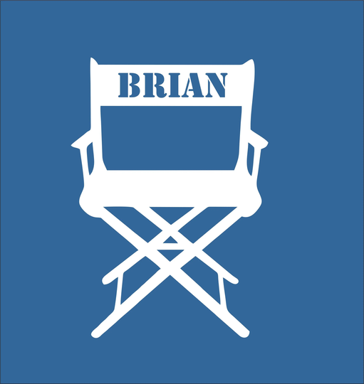 Movie Director Chair Media Room Decor Decal Home Theater Space Enjoy The Tv Add A Name Personalized Custom Sticker
