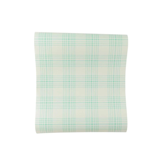Blue Plaid Table Runner | Easter Brunch Decorations Spring Party Birthday