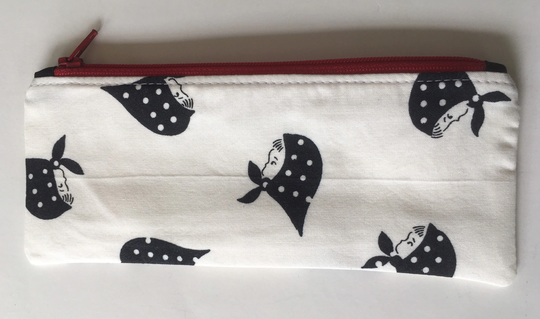 Slim Pencil Case, Zipper Pouch, Pouch