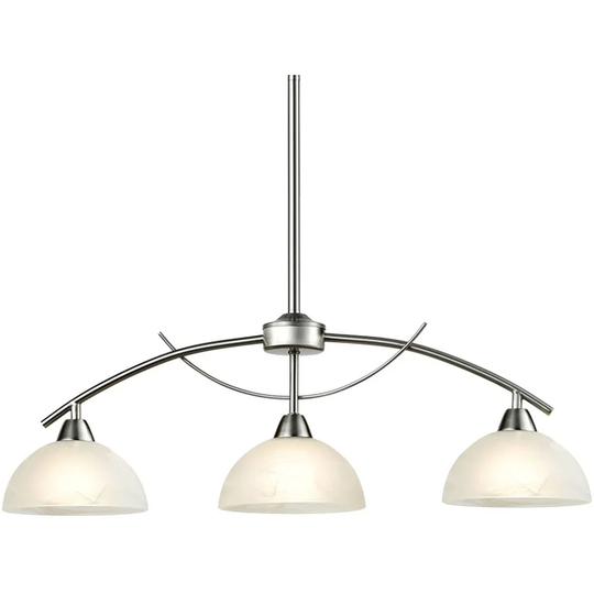 Pisa Contemporary Alabaster Frosted Glass Pendant Light Kitchen Island Chandelier Hanging Ceiling Lighting Fixture