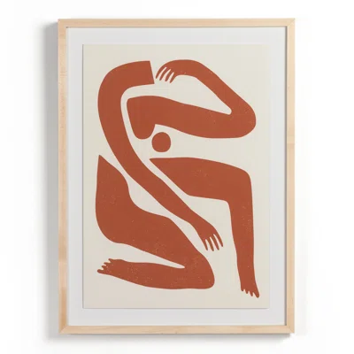 Teracotta Body Abstract by Roseanne Kenny - Picture Frame Painting