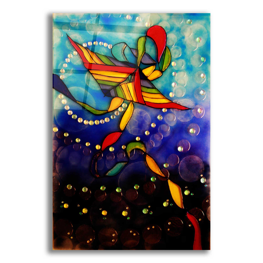 Acrylic Glass Wall Art "Kite Reflected' By Rita Shimelfarb