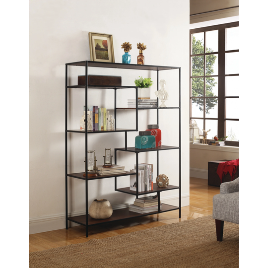 Carbon Loft Dumont Modern Black Metal 7-shelf Bookcase