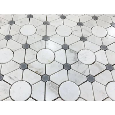 1" x 1" Marble Novelty Mosaic Wall & Floor Tile