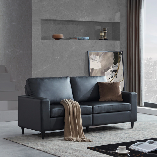 Sofa and Loveseat Sets Morden Style PU Leather Couch Furniture