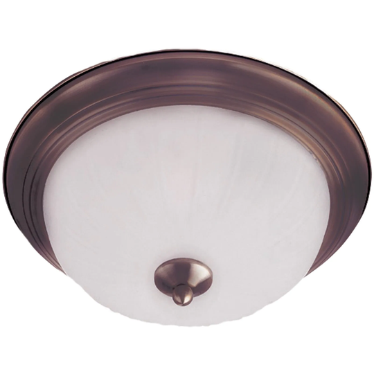 Maxim Frosted Shade 2-light Bronze Essentials 583x Flush Mount Light