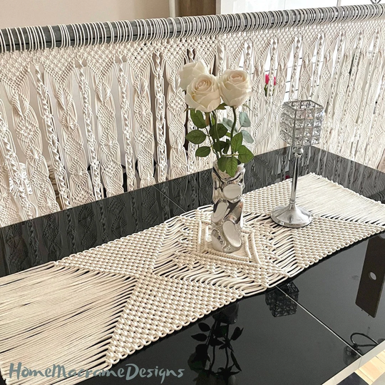 Table Runner Macrame, Wedding Decoration, Accessories, Table Decor, Napkin